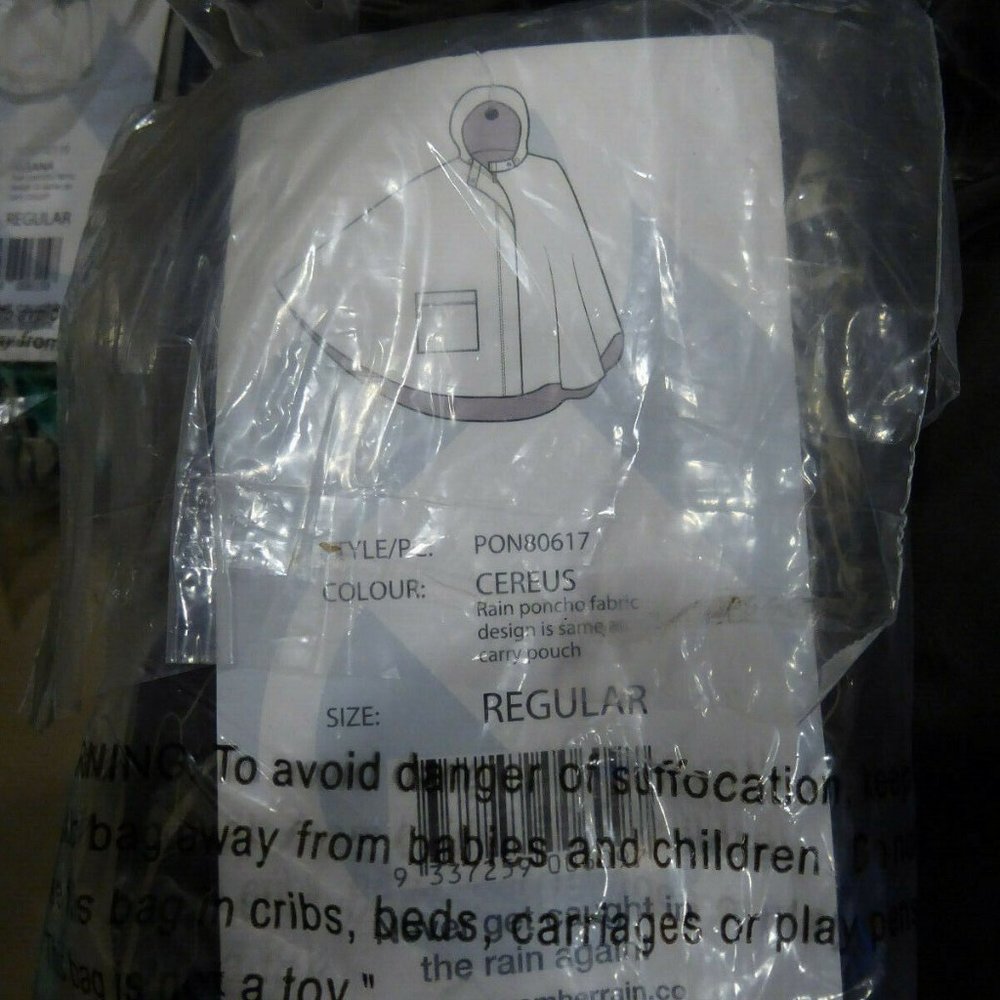 November Rain Poncho-Women's-Cereus - Picture 2 of 2